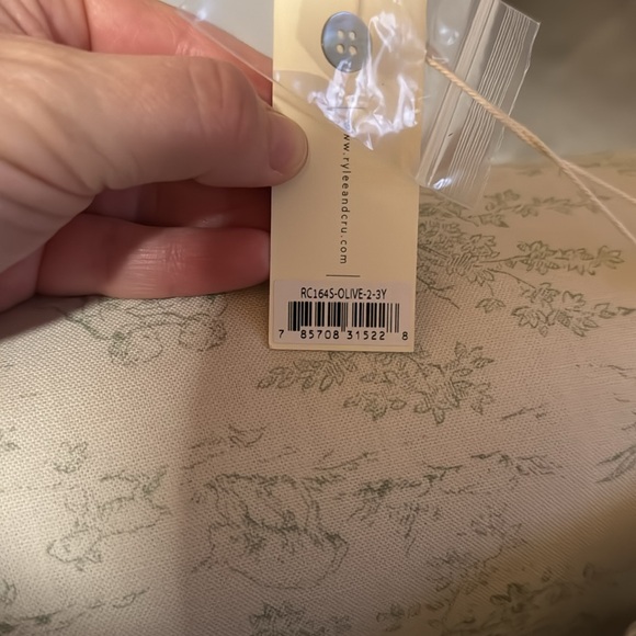 Rylee Cru Bridgette Jumpsuit - muslin fabric - olive stripe - Picture 3 of 3